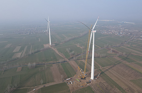 河南宁陵县15MW分散式风电项目